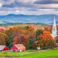 Autumn in Vermont feat Lake Champlain & Adirondack
